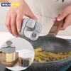1PC Travel Camping Spice Kit Seasoning Spice Shaker 4 In 1 Plastic Dispenser Camping Spice Containers