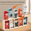 Early Educational Character Puzzle Game Matching Game Reasoning Thinking Puzzle Toy  Children