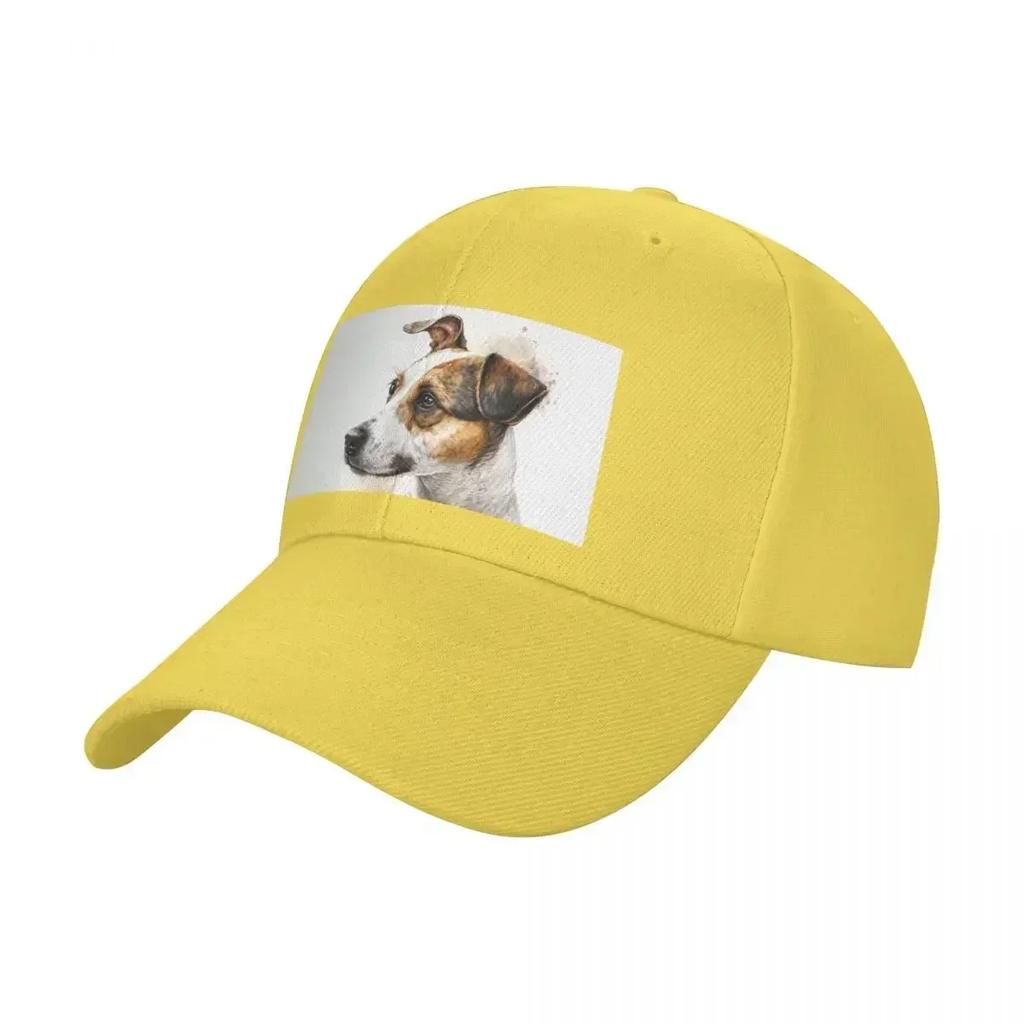 Watercolor Sketch of a Cute Jack Russell Terrier Dog Baseball Cap black winter hats for Unisex Golf Winter hat Caps Unisex Womens