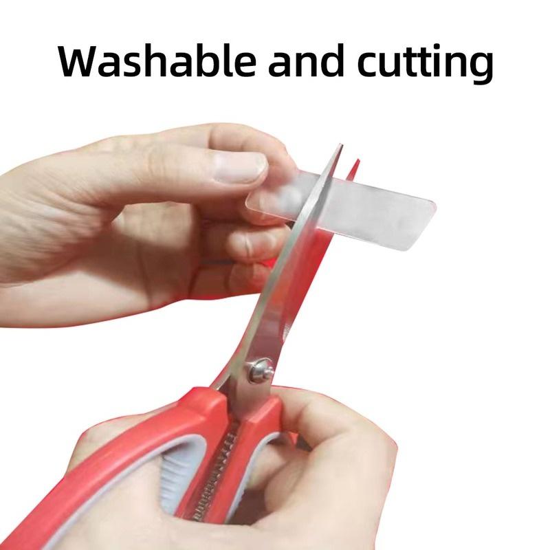 Двусторонняя клейкая лента с нано-основой - водонепроницаемая, съемная, многоразовая - 180 шт. в компактном футляре для стен, дерева, плитки, пластика, металла