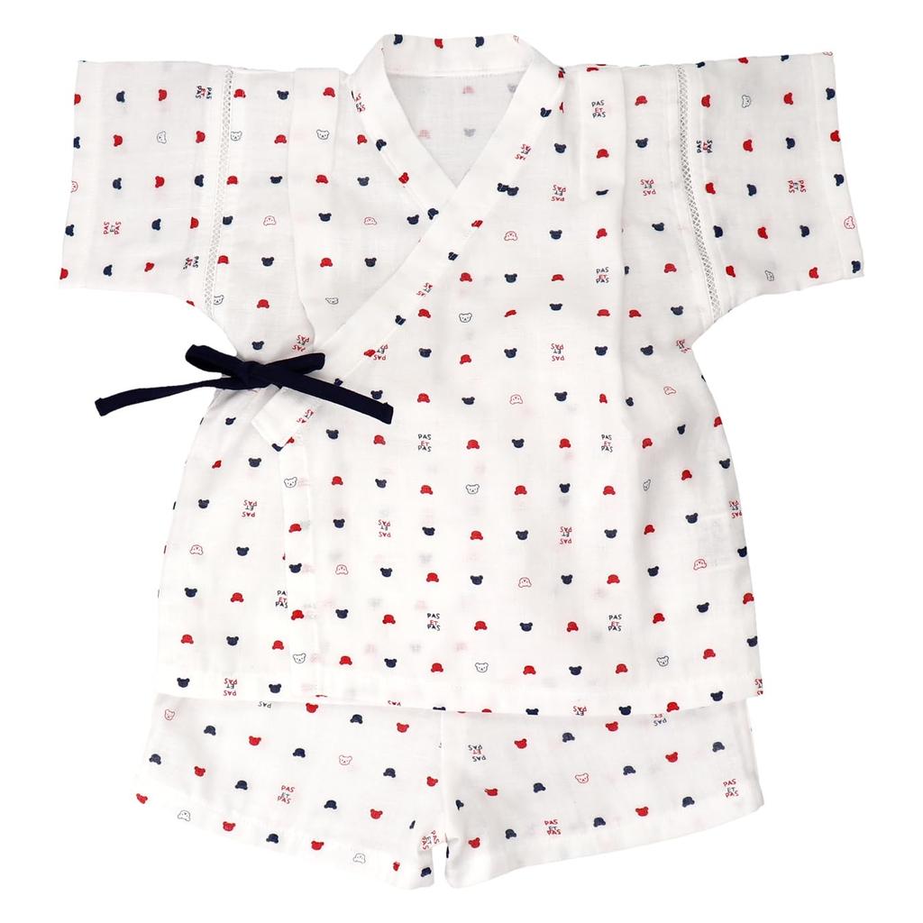 Akachan No Shiro Jinbei Sizes Made In Japan (Jinbei) 80-90, Tricolor,