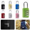 3 Digit Number Lock Mini Zinc Zinc Alloy Padlock Multifunctional Password Lock Suitcase