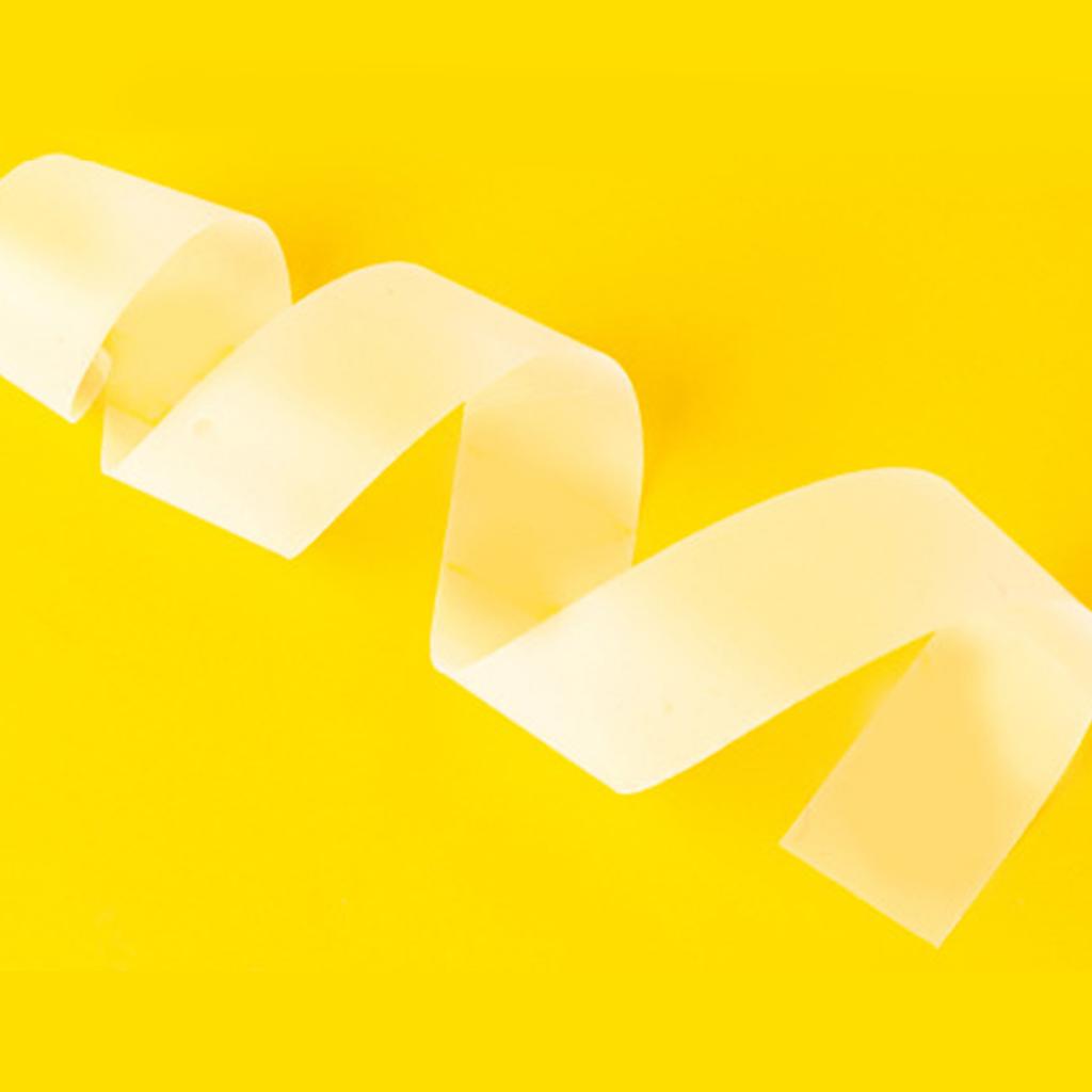 Writable Tape Easy Tear Transparent Portable PVC Write On Tape for Student School Office Milk White