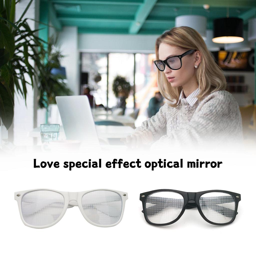 Очки с эффектами любви Часы с подсветкой Изменение дифракции сердца Очки с эффектом любви Ночью Огни любви Унисекс Рождественские подарки