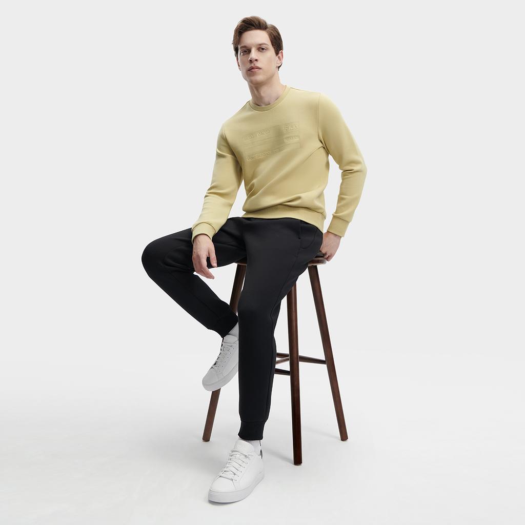 Fila Толстовка мужская мягкая имбирно-желтая F11M342210F-YE