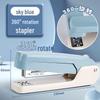 360° Rotating Stylish Labor-Saving Stapler, High-Value 12-Gauge for Office & Students