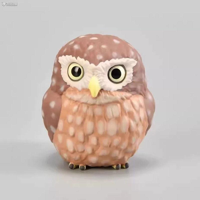 Genuine Gacha Scale Model Dear Little Bird Friends in Your Palm Budgerigars Peony Crows Kingfishers Action Figure Toys