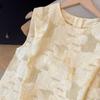 Трехмерная жаккардовая милая майка без рукавов женская 2025 лето новая высококлассная модная жилетка