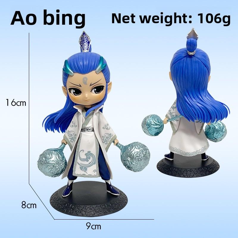 17СМ Изысканная Версия Третьего Принца Нэчжа, Прибытие Дьявольского Ребенка Аобин Фигурка Украшение Модель Машины