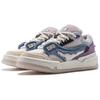 Li Ning 001 Btc Mega Versatile Retro Skate Shoes Нескользящие Износостойкие Женские Кроссовки С Амортизацией Белые Синие Фиолетовые AGCU004-3