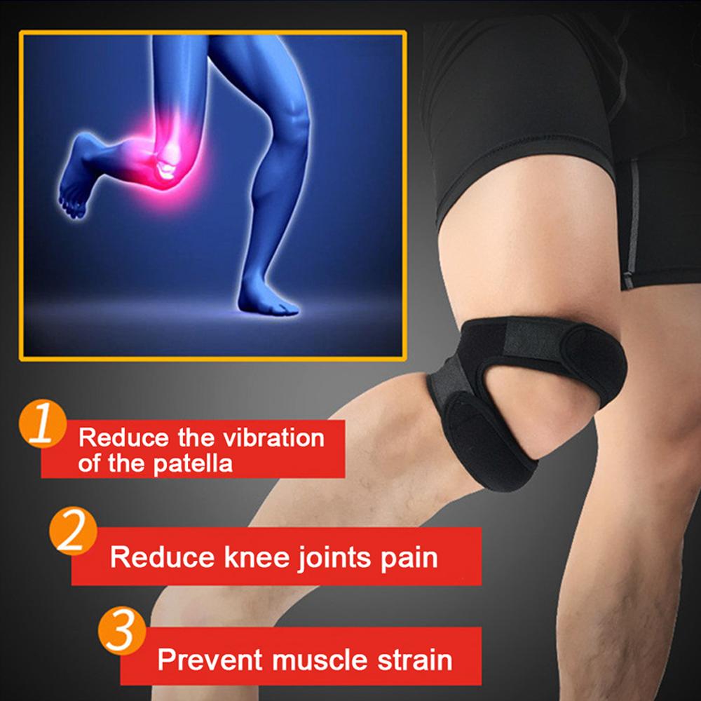 1 Pcs Patellar Tendon Support Strap Knee Pain Relief Adjustable Knee Strap For Running, Arthritis, Jumper,Tennis Injury Recovery