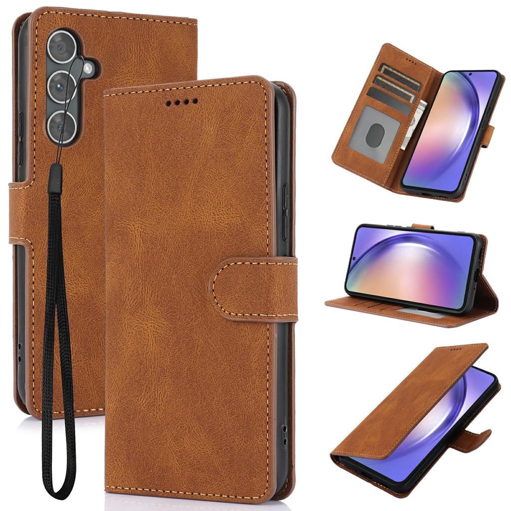 For Samsung Galaxy A26 5G Case PU Leather Phone Cover with Wallet Stand View