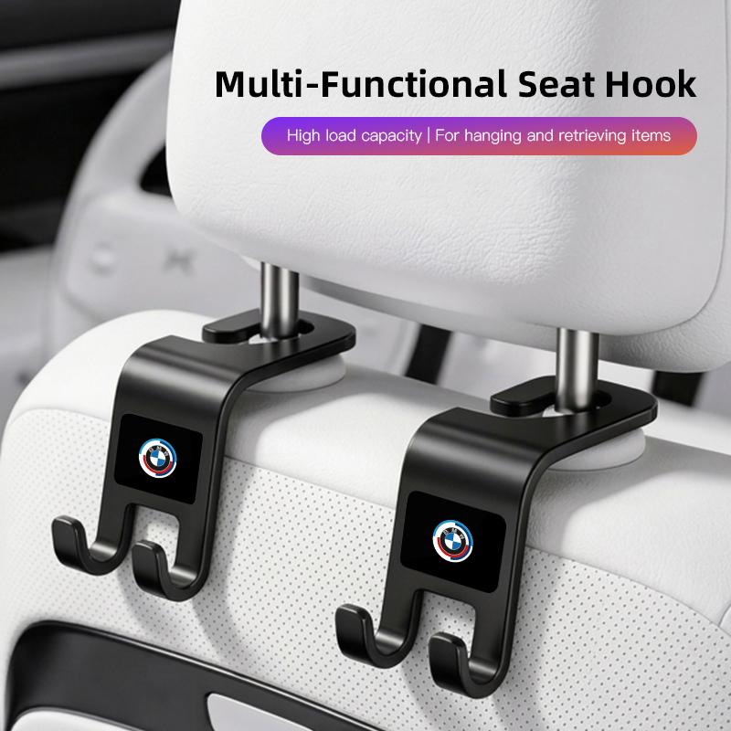 2026 Hot BMW Car Seat Small Hook For BMW E46 M E60 E70 E39 G26 F11 Car Gadgets Hanging Storage Organizer Holder Stand Tools Hook keychain