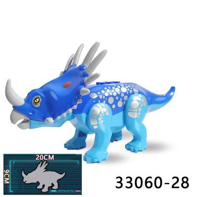 Big Size Assembled Building Bricks Toy Dinosaur World Triceratops Tyrannosaurus Children Animal Model Bricks Toys for Boys Gifts Premium Quality