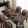 Christmas Table Flag Red Festive Tablecloth Table Flag TV Cabinet Coffee Table Cover Towel