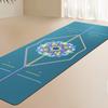 PU Natural Rubber Yoga Mat Printed Version Sweat-absorbing Non-slip Sports Fitness Local Tyrant Mat Home Shop Available