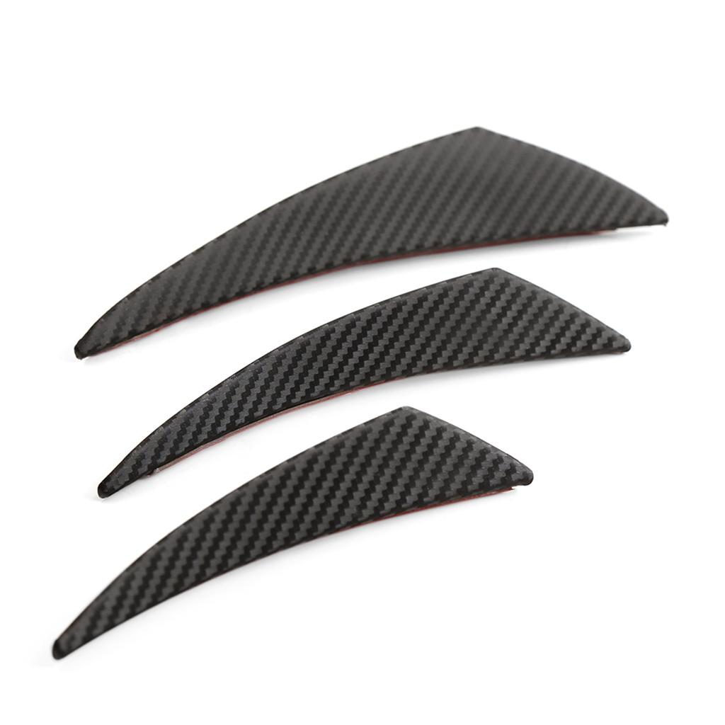 Универсальные автомобильные комплекты кузова, передний бампер, ребристый сплиттер, спойлер Canard Valence, тип пасты для ремонта