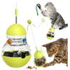 Игрушка для кошек для домашних кошек Качающийся диспенсер для лакомств Мяч Диспенсер для корма для котят и Игрушки-головоломки Мячи и Развивающие игрушки и Ментальная стимуляция Интерактивные