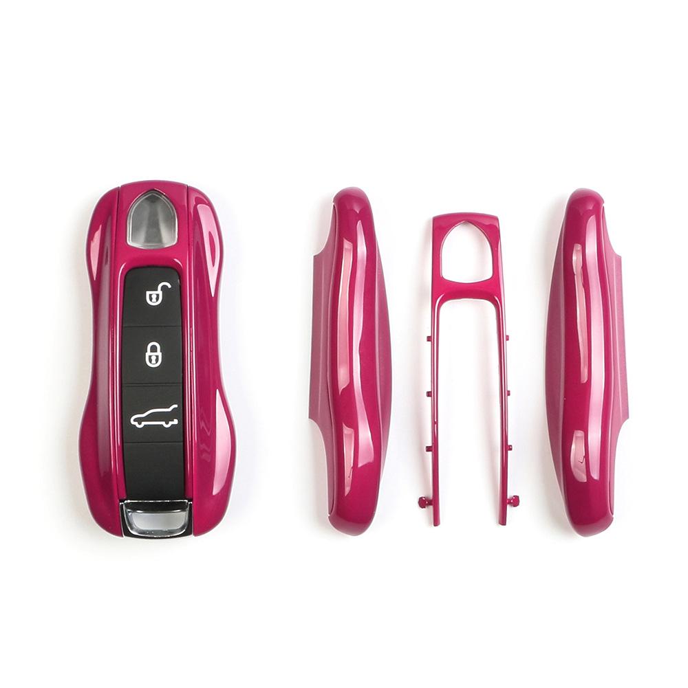 Корпус ключа Porsche для Cayenne, Macan, 911, Panamera, 718, Taycan - Starlight Gem Red