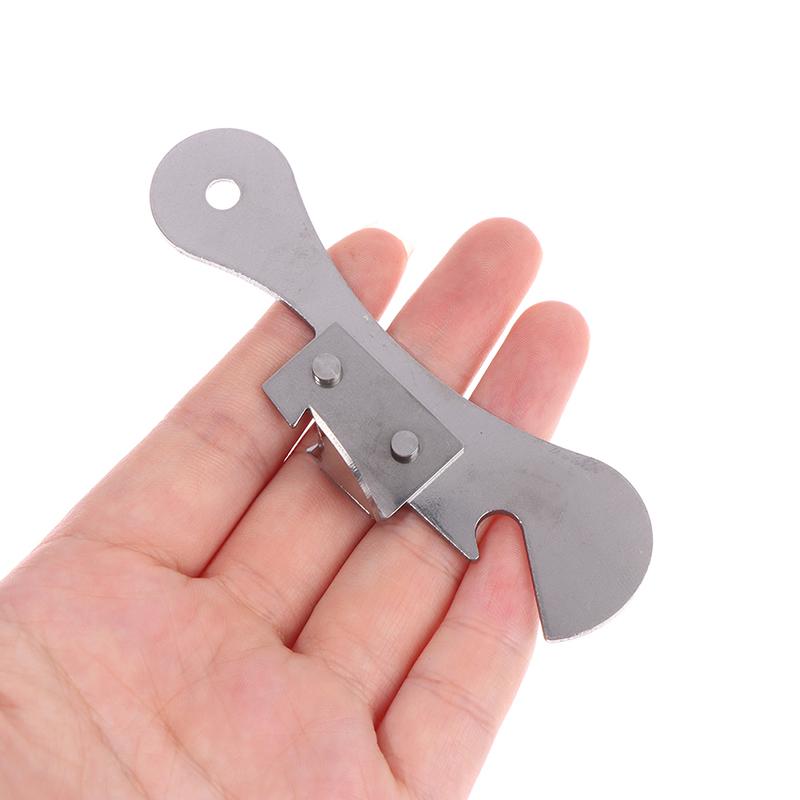 Stainless Steel Manual Can Opener Comfort Good Grip Tin Jar Bottle Cans Opener