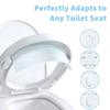 10 Inch Toilet Seat Urine Splash Guard Hygienic Splash Stable Guard anti displacement Easy Installation For Home Toilet