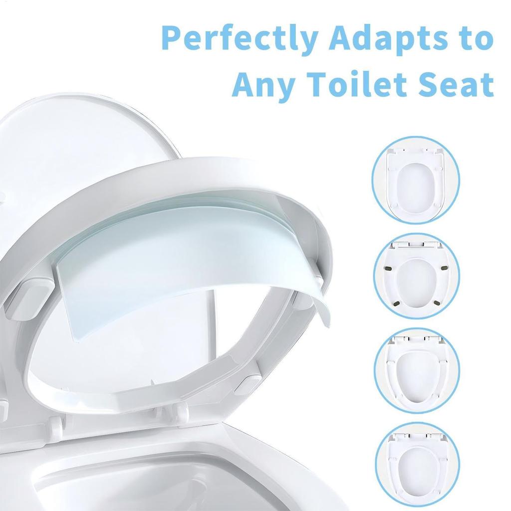 10 Inch Toilet Seat Urine Splash Guard Hygienic Splash Stable Guard anti displacement Easy Installation For Home Toilet