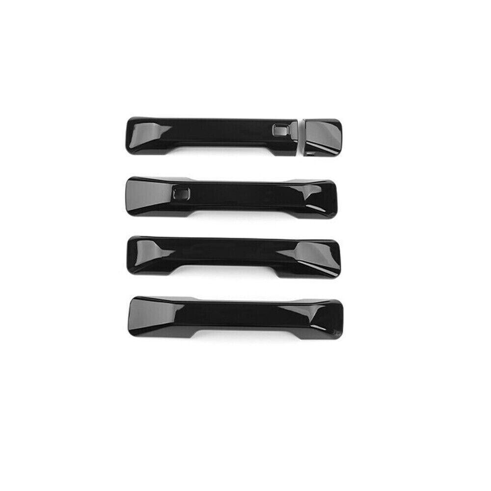 ABS Exterior Door Handle Cover Trim For Hyundai Santa Fe 2024-2025 Gloss Black
