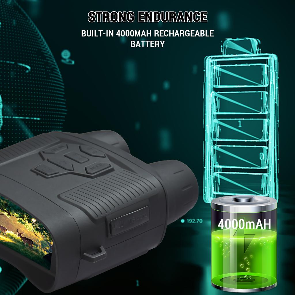 Night Vision Goggles 4K Infrared Night Vision Binoculars Anti-shake Night Vision Device with 32GB
