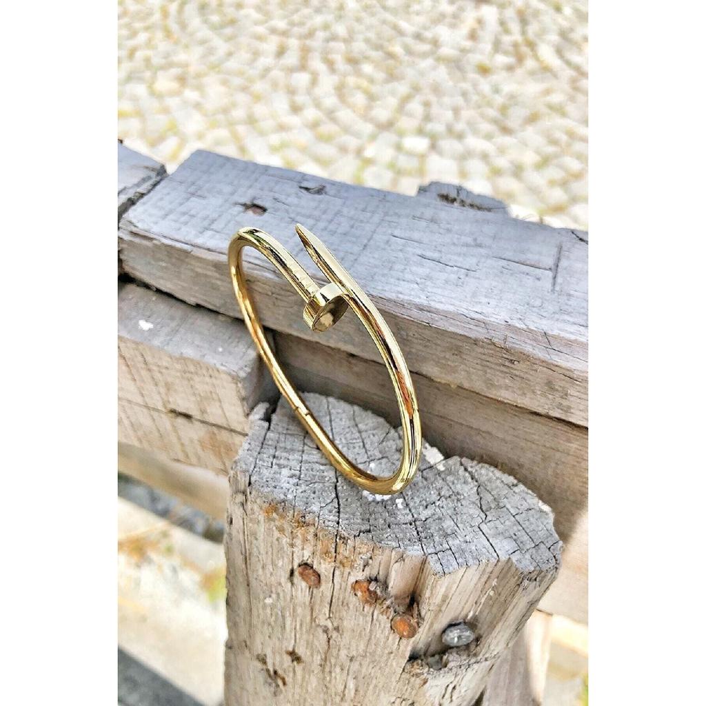 Браслет-гвоздик унисекс с родиевым покрытием