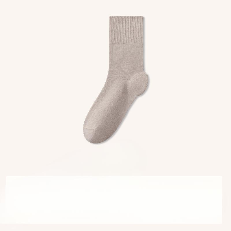Men's Autumn and Winter Style Cotton Heel Protection Does Not Stop The Foot Loose Anti Crack Socks