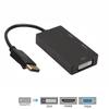 Мини DisplayPort к HDMI DVI VGA 3-в-1 адаптер с чипсетом для Macbook Pro Air для настройки нескольких мониторов