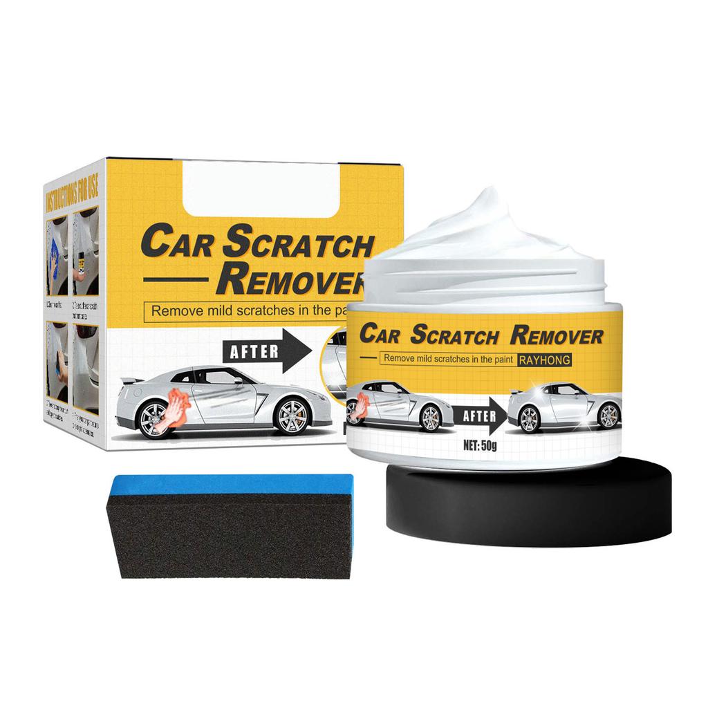 Крем для удаления царапин на автомобиле с аппликатором, средство для полировки, простое в использовании средство для удаления царапин, ластик для ухода за лакокрасочным покрытием
