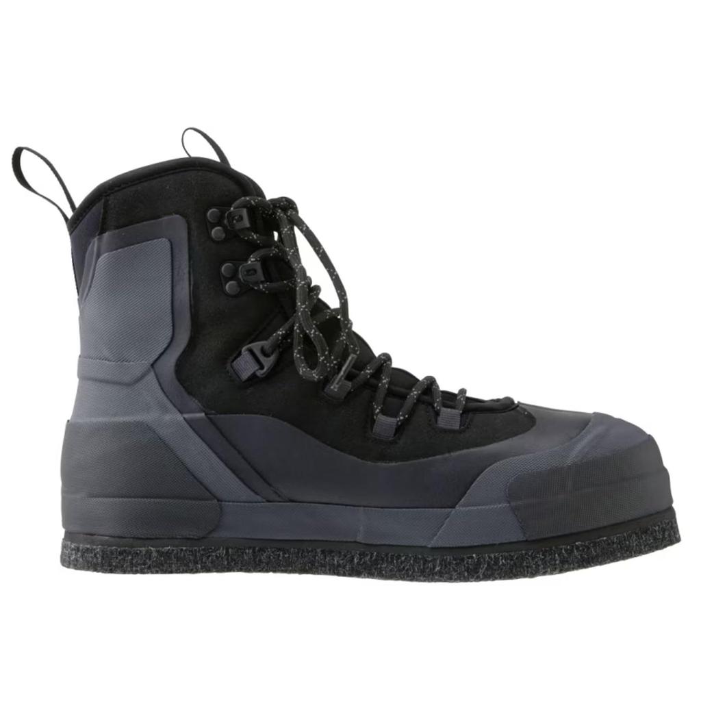 Ботинки SHIMANO Rock Shore Guard Cut, резиновые с шипами, войлок, черные, 26.5