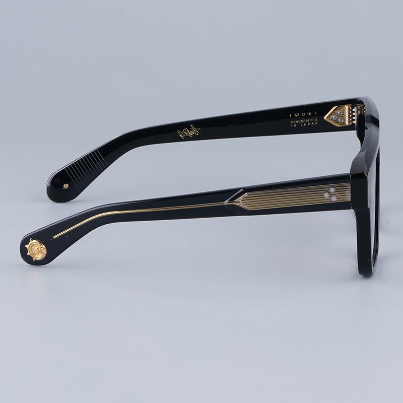 Большие квадратные дизайнерские японские солнцезащитные очки, классические уличные мужские очки из ацетата Uv400 с футляром