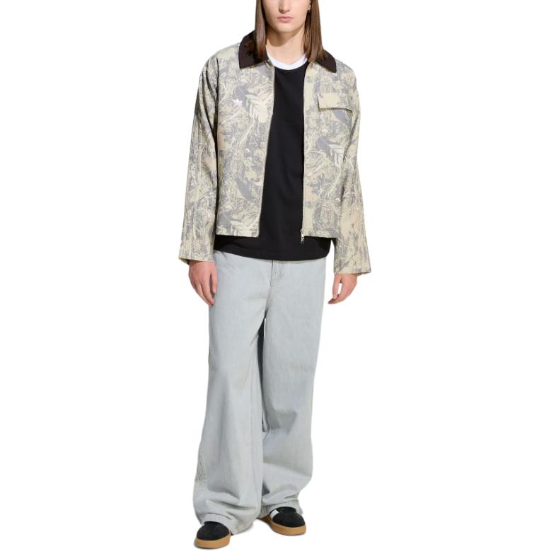 Adidas Оригинальные FW25 90-е Альтернативные Джинсы Скейтера Широкие Штанины Удобные Мягкие Чистый Хлопок Свободные Джинсовые Брюки Мужские низы KS6845