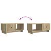 Coffee Table Sonoma Oak 90 x 50 x 40 cm Engineered Wood