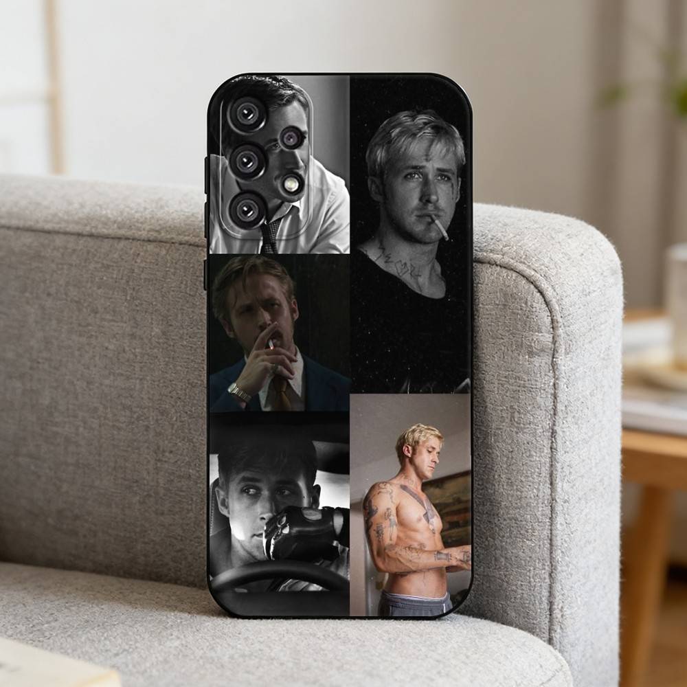Famous Actor R-Ryan Gosling Phone Case For Samsung S25,S24,S21,S22,S23,S30,Ultra,S20,Plus,Fe,Note,10,9,5G Black Cover