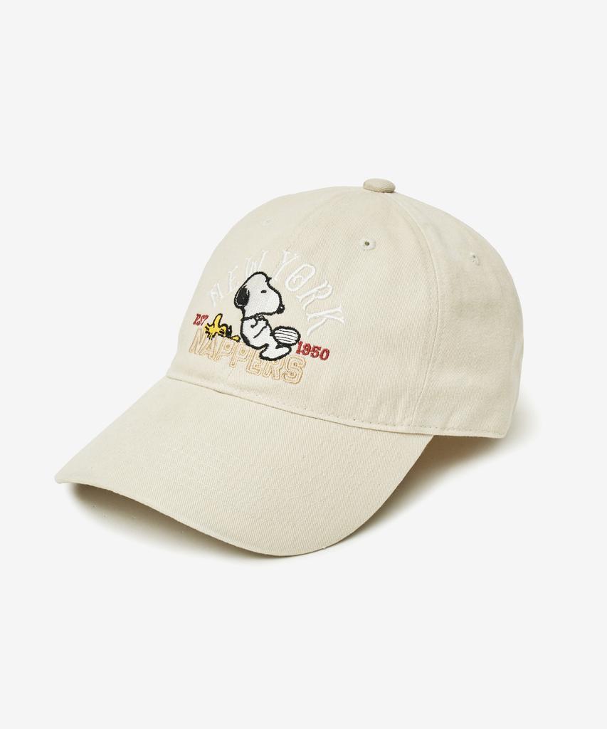 Кепка VTWO New York Snoopy с пигментной стиркой (бежевый)
