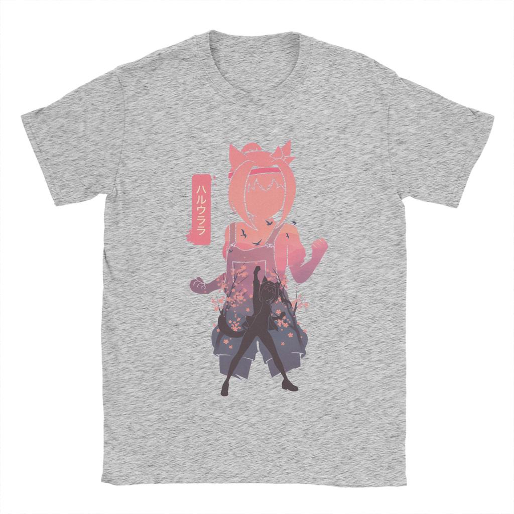 Haru urara T Shirt Unisex 100 Cotton Leisure TShirts Crewneck Tees Short Sleeve Clothing Plus Size