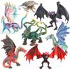 Oenux Simulation Dinosaur Bayala Dragon Tree Monster Bat Demon Basilisk Animal Model Action Figures Pvc Collection Kid Toy Gift