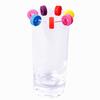 Wine Glass Markers Set of 12 Mini Circle Silicone Drink Glass Charms Tags Recognizer Cup Labels Signs for Party Bar