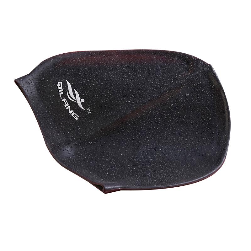 Силиконовая шапочка для плавания для взрослых, водонепроницаемая летняя шапочка для бассейна, эластичная защитная шапочка для ушей, длинные волосы, красочная шапочка для дайвинга