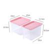 Ящик для хранения кухонного холодильника большой емкости с ручкой крышки, пластиковая герметичная коробка для хранения свежих продуктов, контейнеры для хранения продуктов