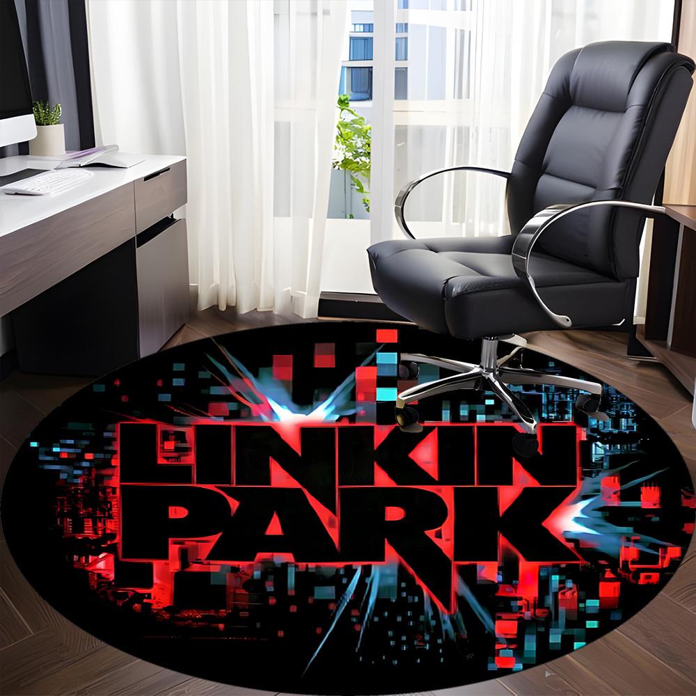 1pc Linkin Park Band MerchandiseChair Carpet for Office, Non-slip, Soft and Durable Office Rug for Interior Decoration, Perfect for Office yy250925102