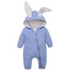 Toddler Infant Baby Boy Girl Rabbit Ear Hooded Jumpsuit Romper Outfits Clothes