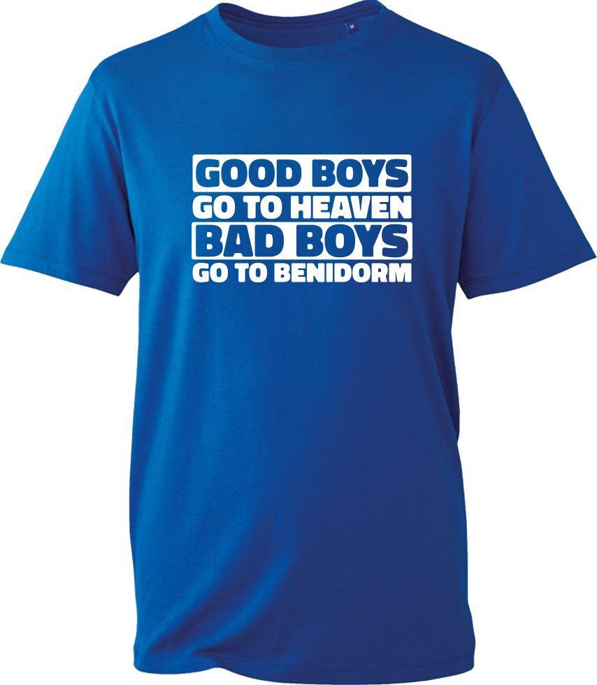Benidorm Tshirt Bad Boys Go To Benidorm T Shirt Adventure Tshirt Holiday Tee