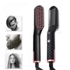 3 In 1 Hair Straightener Brush Anti Static Ceramic Heating Straightening Beard Comb For Man