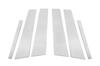Door Pillar Trims (6 Pcs, Stainless Steel) for BMW 5 Series G30/31 2017-2023