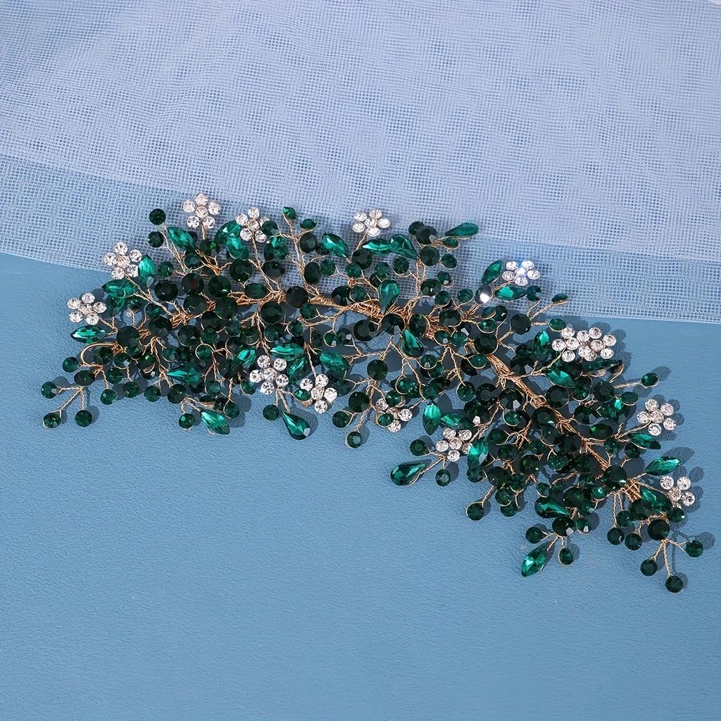 Rhinestone Head Piece Exquisite Head Jewelry Bridal Wedding Dress Up Hair Accessories