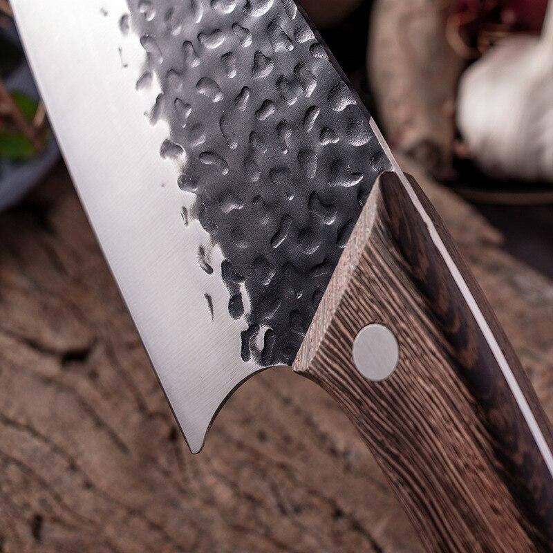 Stainless Steel Kitchen Chinese Cleaver Knives 5Cr15mov Steel Chef Knife Slicer Meat Chopping Knife